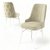 HANAH HOME Set 6 stolica Pare Cream White