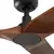 FARO 33806WT - Plafonski ventilator HEYWOOD S drvo/crna prečnik 90 cm WT + daljinski upravljač