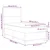 Vidaxl LED Box Spring Postelja Temno siva in bela 80 x 200 cm