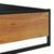 Okvir za krevet crni metalni 140 x 200 cm