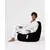 Atelier del Sofa Lazy bag Crni