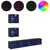 TV zidne jedinice s LED-om 5 pcs Crni hrast Konstruirano drvo