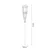LED solarna lampa BAMBOO LED/1,2V 150 mAh 1800K 56 cm IP44 bež