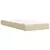 vidaXL vidaXL Box spring postelja z vzmetnico krem 80x200 cm blago, (21307277)