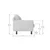 Atelier del Sofa Fotelja Sparrow 1, Plava