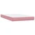 Vidaxl Box Spring postelja z vzmetnico Pink 120x220 cm Velvet