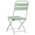 Sklopiva stolica za vrt 2 pcs Svijetla mint boja 42 x 52 x 82cm