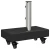 Baza za suncobran Crna 45 x 25 x 45 cm Granit