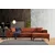 Atelier del Sofa Ugaona garnitura Horizon 85x43x207cm Bronzana