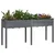Sadilica s oblogom siva 161x45x76 cm od masivne jelovine