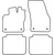 Textile car mats Seat Terraco 2019-
