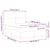 Vidaxl LED Box Spring Postelja Svetlo siva in bela. 140 x 200 cm
