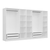 Hanah Home Garderober Kale-4932, 315x190x52 cm, Beli