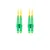 Optični patchcord Lanberg SM LC/APC-LC/APC DUPLEX 3.0mm LSZH G657A1 2m rumen