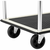 MSW Transportni regalni voziček z ročaji, 3 police do 150 kg, 72 x 43 cm, (21298189)