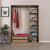 Hanah home Ormar Kale 135x210x52cm Tamnosivi