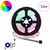 LED traka 12 pcs Crna i prozirna 1000 mm Bakar i plastika
