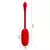 Vibro jaje Julius, 19.6 cm, Crveno