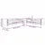Kauč za dnevni boravak 2 pcs Svijetlo siva 194 x 74,5 x 70,5 cm