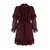 Trendyol Curve Ženska haljina Tbbaw26Ah00003, Bordo