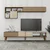 Hanah Home Set nameštaja za dnevnu sobu Milan, 4 komada, Orah-krem