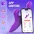 SuperLove Powerful Thrusting G-Spot Rabbit Vibrator Purple