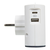 LG 49401 2-STRUKI ADAPTER 2X2P+E 1XUSB-A 1XUSB-C (BELA/T.SIVA)