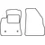 Textile car mats Opel Combo D 2012- (2 seats)
