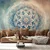 Tapeta mandala v pastelnih tonih - 245x165