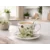 Porcelanasta skodelica White Rose 250 ml + darilo krožnik