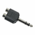 Razdelilec Y RCA/6,3mm JACK