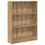 Regal za knjige boja hrasta 80x24x109 cm konstruirano drvo