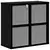 Kreveta s ladicama Crni hrast 49,5 x 22 x 47 cm