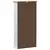 CD ormar Bijelo 52 x 17.5 x 103 cm Čvrsto borovo drvo