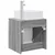 Umivaonik s policom Siva Sonoma 49,5 x 41 x 63 cm