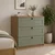 Hanah Home komoda Lucas 1600-238, 80 cm, orah / zelena