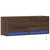Zidni TV ormarić LED smeđa boja hrasta 100x31x38 cm