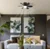 Globo 03625S - LED prigušiva stropni ventilator DELORES LED/5W/230V 2700-6500K crna + daljinski upravljač