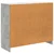 Kreveta Betonska siva 89 x 34,5 x 77 cm Konstruirano drvo