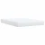 vidaXL Box spring postelja z vzmetnico bel 160x200 cm umetno usnje