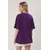 Trendyol Milla Ženska majica TWOSS25TS00147, Ljubičasta