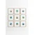 Wallxpert Slika Huhu754, 30x30cm, 9 delova