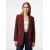 PIECES Blazer PCBOSSY rubin rdeča/bela