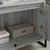 TV ormar Siva Sonoma 140 x 36 x 49.5 cm Konstruirano drvo
