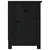 TV ormarić crni 103 x 36,5 x 52 cm od masivne borovine