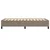 Vidaxl Posteljni okvir taupe 100x200 cm blago