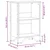 Regal za knjige boja hrasta 50x31x74,5 cm od konstruiranog drva