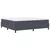 Krevetna platforma Tamno siva 200 x 200 cm Kordura tekstil