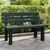 Vrtna klupa zelena 110 x 52 x 71 cm od polipropilena