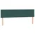 Box Spring krevet s madracem i LED tamno zeleni 180x220 cm baršun